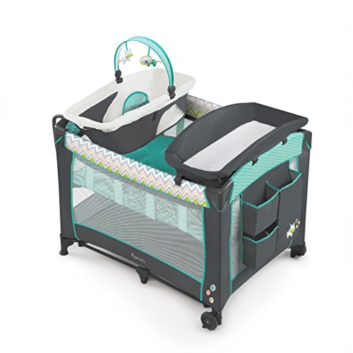 Ingenuity Smart and Simple Packable Portable Playard with Changing Table - Ridgedale